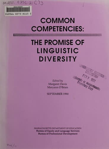 Tapa de Common competencies