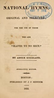 Tapa de National hymns, original and selected