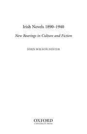 Tapa de Irish novels, 1890-1940