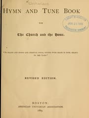 Tapa de Hymn and tune book for the church and the home