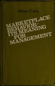 Tapa de Marketplace behavior--its meaning for management