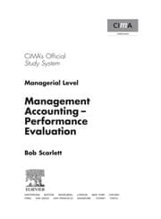Tapa de Management Accounting-Performance Evaluation