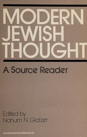 Tapa de Modern Jewish thought