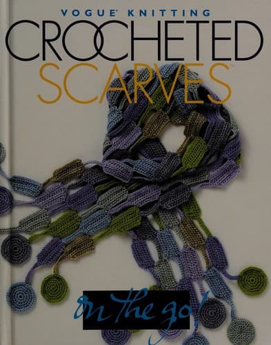 Tapa de Vogue knitting crocheted scarves