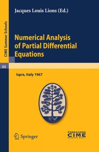 Tapa de Numerical Analysis of Partial Differential Equations