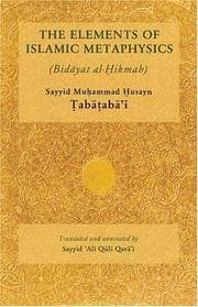 Tapa de The elements of Islamic metaphysics
