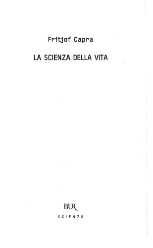 Tapa de La scienza della vita