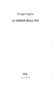 Tapa de La scienza della vita