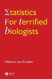 Tapa de Statistics for terrified biologists