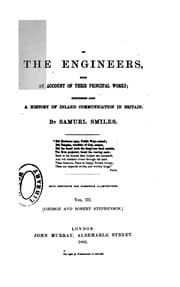 Tapa de Lives of the Engineers, with an Account of Their Principal Works: Comprising Also a History of ..