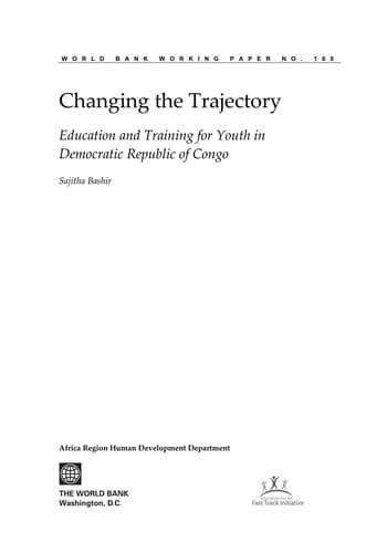 Tapa de Changing the trajectory