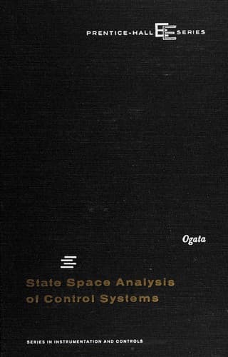 Tapa de State space analysis of control systems