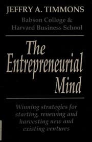 Tapa de The entrepreneurial mind