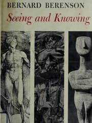 Tapa de Seeing and knowing