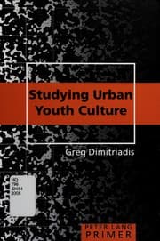 Tapa de Studying urban youth culture primer