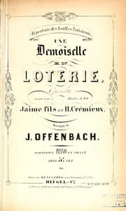 Tapa de Une demoiselle en loterie