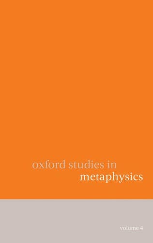 Tapa de Oxford studies in metaphysics