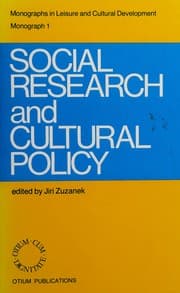 Tapa de Social research and cultural policy