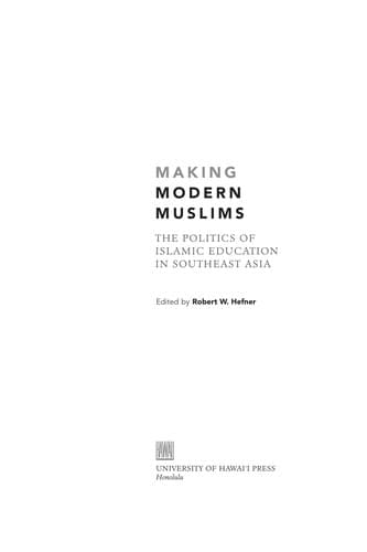 Tapa de Making modern Muslims