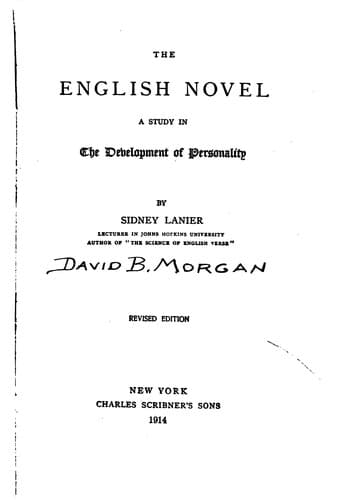 Tapa de The English Novel