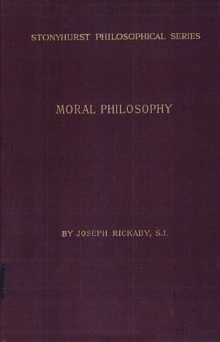 Tapa de Moral philosophy