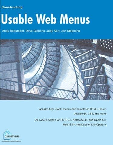 Tapa de Usable web menus