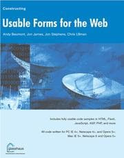 Tapa de Usable forms for the Web