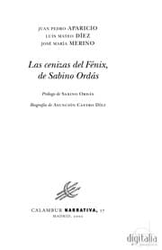 Tapa de Las cenizas del Fénix, de Sabino Ordás