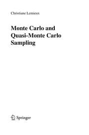Tapa de Monte carlo and quasi-monte carlo sampling