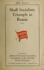 Tapa de Shall socialism triumph in Russia