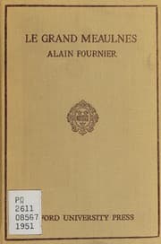 Tapa de Le grand Meaulnes