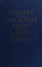 Tapa de History of the Communist Party of the Soviet Union