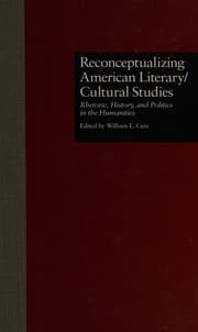 Tapa de Reconceptualizing American literary/cultural studies