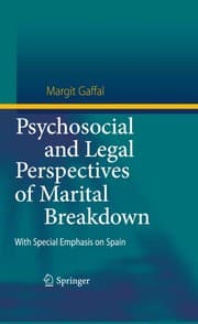 Tapa de Psychosocial and legal perspectives of marital breakdown