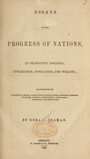Tapa de Essays on the progress of nations, in productive industry, civilization, population, and wealth