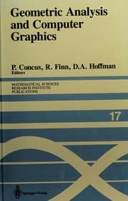 Tapa de Geometric analysis and computer graphics