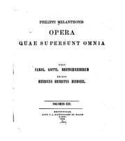 Tapa de Philippi Melanthonis Opera quae supersunt omnia