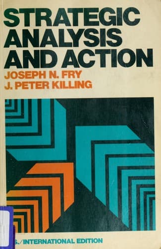 Tapa de Strategic analysis and action