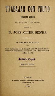 Tapa de Trabajar con fruto