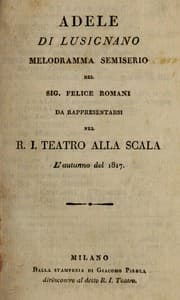 Tapa de Adele di Lusignano