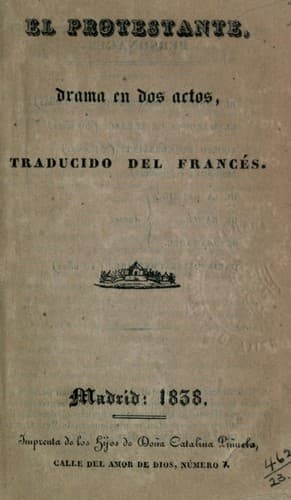 Tapa de El protestante