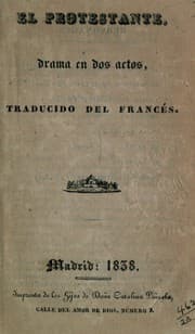 Tapa de El protestante