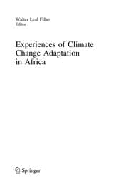 Tapa de Experiences of Climate Change Adaptation in Africa