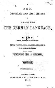 Tapa de A New, Practical and Easy Method of Learning the German Language