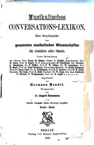 Tapa de Musikalisches Conversations-Lexikon
