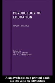 Tapa de Psychology of education