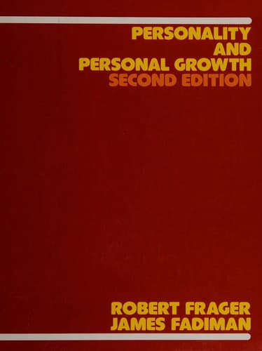 Tapa de Personalityand personal growth