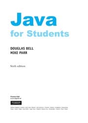 Tapa de Java for students