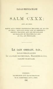 Tapa de Eadar-mhineachadh air Salm CXXX