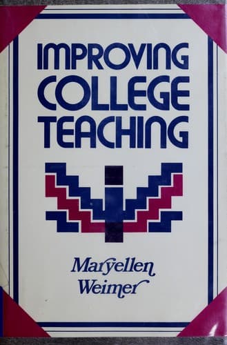 Tapa de Improving college teaching